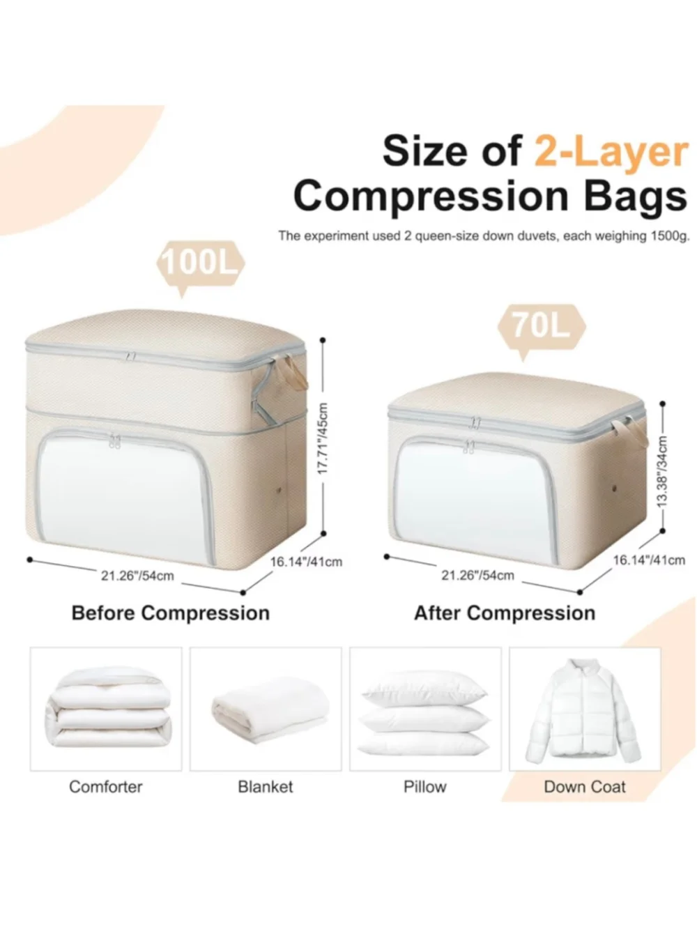Comforter Storage Bag
